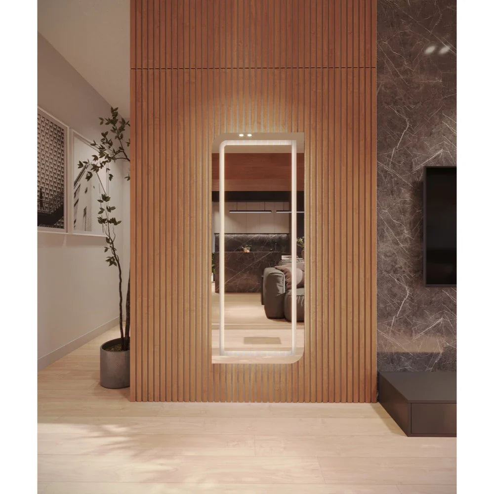 Espelho de corpo inteiro | 170 x 70 cm polido com LED – Liquidação